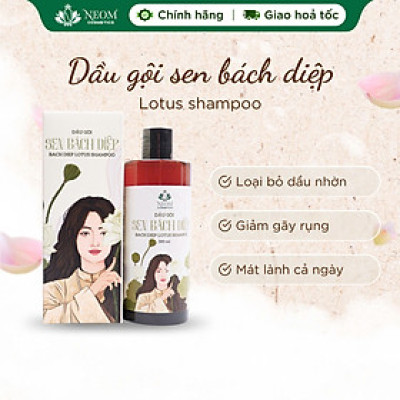 Dầu Gội Sen Bách Diệp Dầu Gội Kích Mọc Tóc Giảm Gãy Rụng