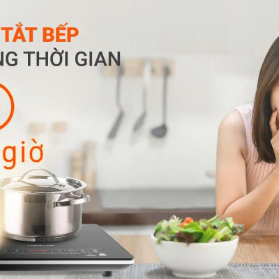 Bếp điện từ đơn Livotec LIS-668 2.000W 8 mức công suất - Miễn phí vận chuyển toàn quốc - Bảo hành 24 tháng - Hàng chính hãng