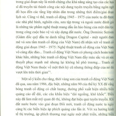 Tranh Cổ Động Việt Nam Sau Năm 1986 Từ Góc Nhìn Văn Hóa (Sách chuyên khảo) 