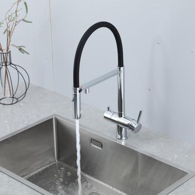 VÒI BẾP CAO CẤP TÍCH HỢP RO NHẬP KHẨU NGA GAPPO G4397-80 MÀU CROMR - HÀNG CHÍNH HÃNG