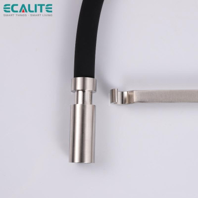 Vòi Rửa Chén Nóng Lạnh Ecalite EF-K200Si - Dây Silicone Chịu Nhiệt, Tháo Lắp Tiện Lợi - Thân Inox 304 Siêu Bền - Hàng Chính Hãng
