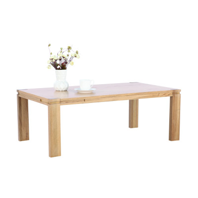 Bàn Cà Phê MAKALU Phòng Khách Màu Gỗ Tự Nhiên, Gỗ Sồi, Kích Thước 100x55x36 cm | Index Living Mall | Nội Thất Nhập Khẩu Thái Lan - Phân Phối Độc Quyền Tại Việt Nam