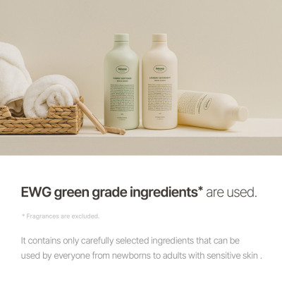 Combo Nước Giặt Xả Quần Áo Không Gấy Kích Ứng Da Nhập Khẩu Hàn Quốc Bebesup