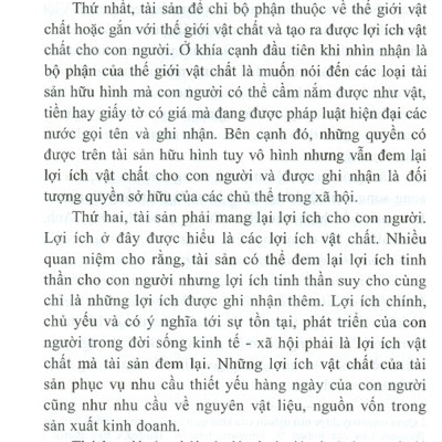 Tài Sản Và Vật Quyền - Sách Chuyên Khảo