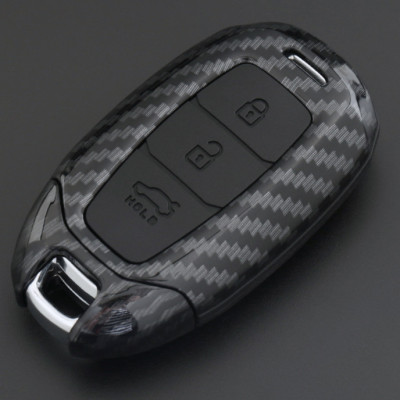 Ốp vỏ chìa khóa cacbon xe Accent 2018