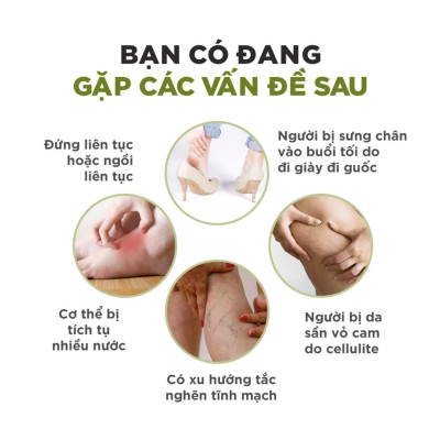 Viên uống thon đùi, giảm sưng chân, hỗ trợ giãn tĩnh mạch chân DHC Melilot 30 ngày - 60 viên