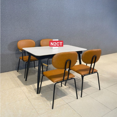 Ghế ngồi phòng ăn Juno Sofa N2CT chân sắt 53 x 53 x 88 cm