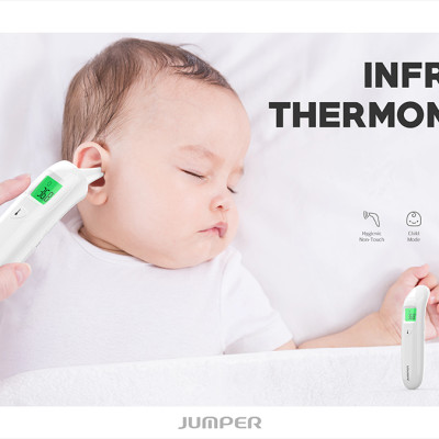 Nhiệt kế điện tử hồng ngoại đo trán và tai Jumper JPD-FR403 hàng xuất Đức