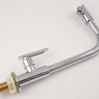 Vòi rửa chén lạnh Đồng mạ Chrome Eurolife EL-RC04 (Trắng bạc)