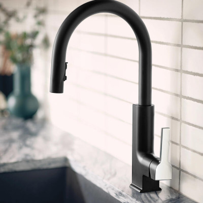 Vòi rửa chén dây rút MOEN S72308BL (HÀNG CHÍNH HÃNG)