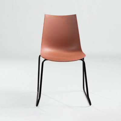 Ghế nhựa chân sắt nhập khẩu Tundo cao cấp JNST Amelie21CT 42 x 43 x 82 cm