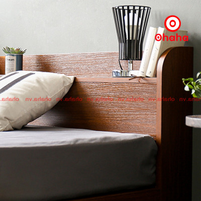 [Miễn phí vận chuyển & lắp đặt] Giường ngủ cao cấp gỗ công nghiệp thiết kế hiện đại có hộc kéo Ohaha - GC002
