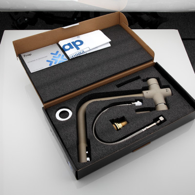 Vòi bếp 3 đường nước cần cứng Frap F4352-20