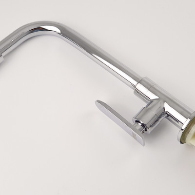 Vòi rửa chén lạnh Đồng mạ Chrome Eurolife EL-RC04 (Trắng bạc)