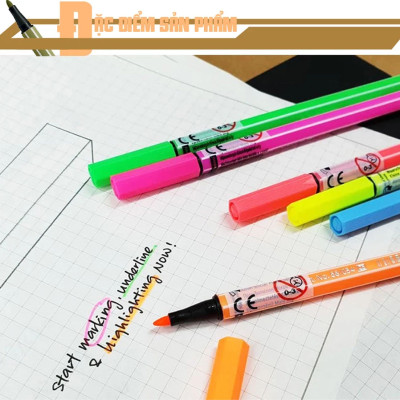 ECOPACK bút lông màu STABILO Pen68 1.0mm (PN68) - Bộ 8 bút màu: vàng, xanh lá nhạt, hồng nhạt, xanh lam, xanh ngọc, hồng nhạt sáng, tím phấn, xám đậm (PN68-C8PA)