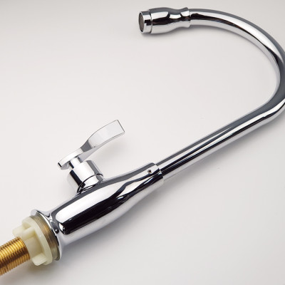 Vòi rửa chén lạnh Đồng mạ Chrome Eurolife EL-RC06 (Trắng bạc)