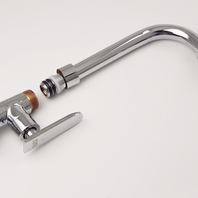 Vòi rửa chén lạnh Đồng mạ Chrome Eurolife EL-RC04 (Trắng bạc)