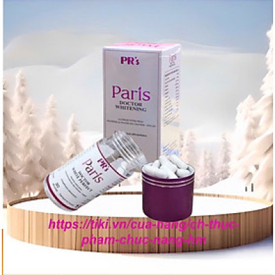 Viên uống trắng da ngừa nám Paris Doctor Whitening , hộp 30 viên