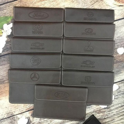 Ví đựng giấy tờ xe ô tô Hyundai Da Cao Cấp, Ví da đựng giấy tờ xe ô tô - OTOALO