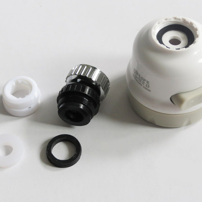 Đầu vòi tăng áp điều hướng 360 độ, 3 chế độ chảy Eurolife EL-TA01 (Trắng)