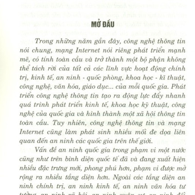 Chính Sách, Pháp Luật Về An Ninh Thông Tin Của Các Nước Trên Thế Giới