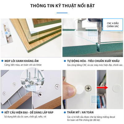 Kệ Gỗ Treo Tường Để Chai Vang 3 Tầng SIB DECOR Với 11 Ngăn Đựng Chai Để Nằm Và Giá Treo Ly Inox 304 Cao Cấp Cho Phòng Khách, Phòng Ăn