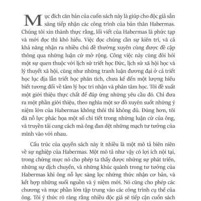 Sách - Triết học Habermas - The Philosophy of Habermas - Bìa Cứng
