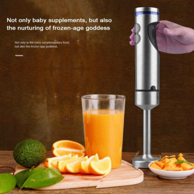 Máy xay sinh tố cầm tay inox 4 trong 1 DSP KM1040 - 2 cối xay 500-700ml - Công suất: 700W - Hàng Chính Hãng