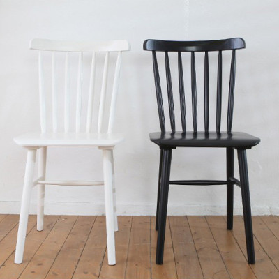 GHẾ BÀN ĂN GỖ XUẤT KHẨU MÀU ĐEN - STOOL CHAIR BLACK