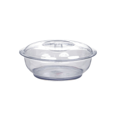 Âu phíp tròn trong suốt có nắp đậy - Tô cơm, bát đựng canh, đựng thực phẩm sản xuất theo tiêu chuẩn khắt khe của Nhật Bản , EU đám bảo an toàn cho sức khỏe người dùng- Hàng Việt Nam