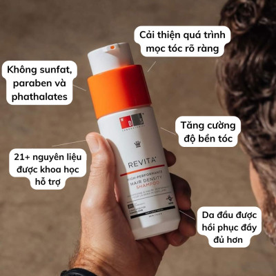 Dầu gội giảm gãy rụng, kích thích mọc tóc REVITA SHAMPOO 205ml của Ds Laboratories ( Mỹ )
