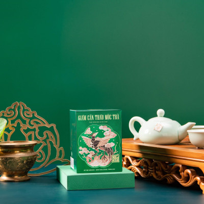 Bộ 4 Sản Phẩm Trà Thảo mộc Hỗ Trợ Giảm Cân Disan