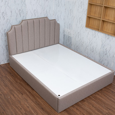 Giường ngủ MDF Juno sofa HLMCT bọc nệm lựa chọn màu ván nệm bọc KT 1m6/1m8  - không hộc kéo 