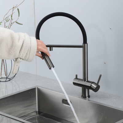 VÒI BẾP CAO CẤP TÍCH HỢP RO  NHẬP KHẨU NGA GAPPO MÀU PVD G4397-89 - HÀNG CHÍNH HÃNG