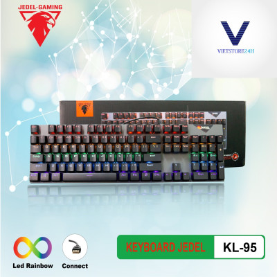 Phím Cơ JEDEL KL-95 LED - Hàng chính hãng