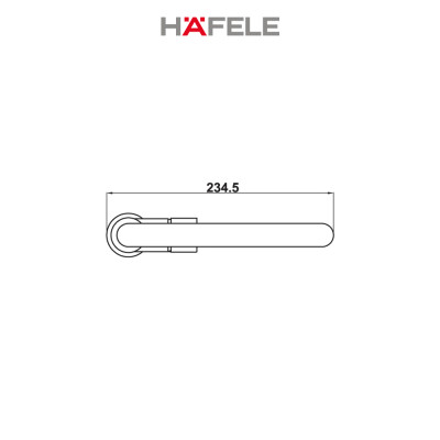 Vòi bếp Hafele HT21-CC1F245U - 577.55.260 (Hàng chính hãng)