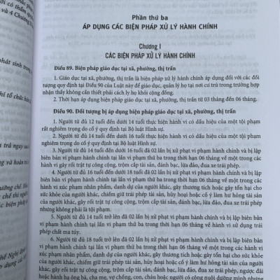 Chỉ dẫn tra cứu và áp dụng pháp luật về xử lý vi phạm hành chính  (được sửa đổi, bổ sung năm 2020) - Quyển 1 