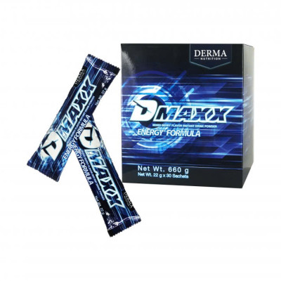 DMAXX thức uống bổ sung vitamin năng lượng có đường DAMODE 21 gói dùng thử màu xanh