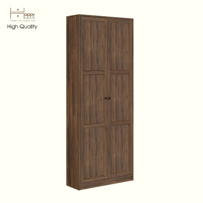 HAPPY FURNITURE , MATTA - Kệ sách 6 tầng 2 cánh mở, KSA_065 , 80cm x 28cm x 200cm DxRxC