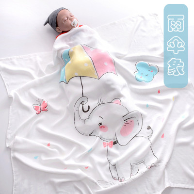 Chăn (mền) đũi cho bé từ sơ sinh đến tiểu học Bamboo Home chất liệu sợi tre thiên nhiên và sợi Cotton, siêu mềm mịn, 110x110cm - Hàng chính hãng BBH07