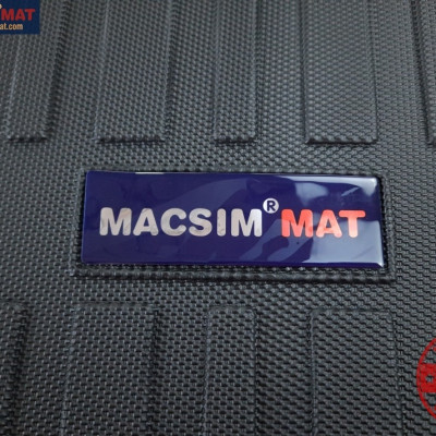 Thảm lót cốp xe ô tô Honda Civic 2016-2019 nhãn hiệu Macsim chất liệu TPV cao cấp màu đen (205)