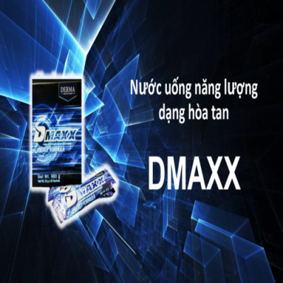 DMAXX thức uống bổ sung vitamin năng lượng có đường DAMODE 8 gói dùng thử màu xanh