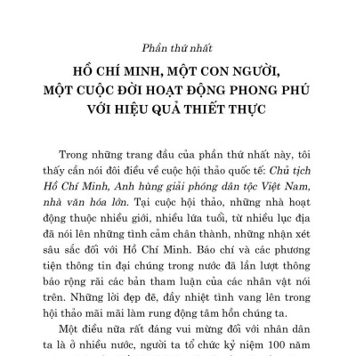Hồ Chí Minh - Quá Khứ, Hiện Tại Và Tương Lai
