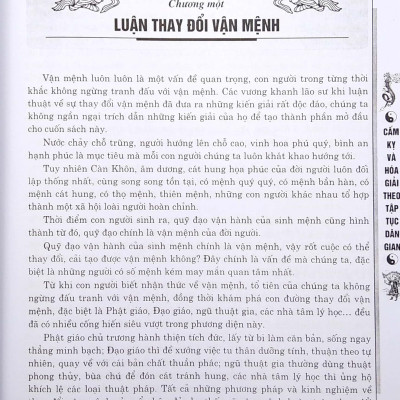 Cấm Kị Và Hóa Giải Theo Tập Tục Dân Gian - Giải Tai Tập (Tái Bản)