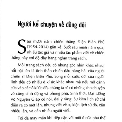 Người Lính Điện Biên Kể Chuyện (Tái Bản 2022)
