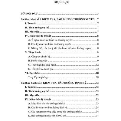 Bảo Dưỡng Ô Tô (Tái bản)