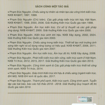 Kiến Trúc Sinh Khí Hậu - Thiết Kế Sinh Khí Hậu Trong Kiến Trúc Việt Nam - PGS.TS. Phạm Đức Nguyên