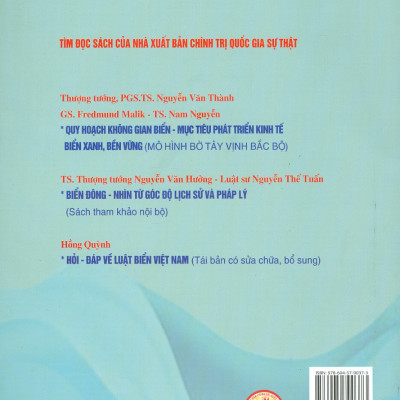 Phát Huy Giá Trị Biển, Đảo Việt Nam Hướng Tới Nền Kinh Tế Biển Xanh Và Bền Vững - PGS. TS. Nguyễn Chu Hồi