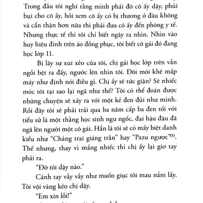 Tôi Không Thể Viết Tiểu Thuyết