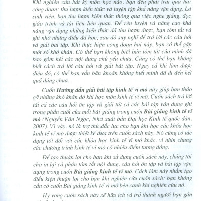 Hướng Dẫn Giải Bài Tập Kinh Tế Vĩ Mô